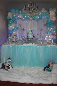 Frozen Disney Birthday Party Ideas Photo 2 Of 5 Elsa Birthday Party Disney Frozen Birthday Party Frozen Birthday Party Decorations