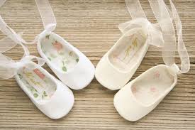 White Baby Ballet Shoes Ivory Baby By Martbabyaccessories On Etsy Baby Ballet Shoes Baby Shoes Diy Baby Doll Shoes