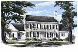 Classical Style House Plan 4 Beds