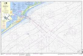 Noaa Chart 11323 Approaches To Galveston Bay