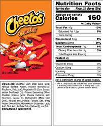 Pin By Kenzie Litvak On Decals Are Cheetos Gluten Free Nutrition Labels Fruit Nutrition Facts