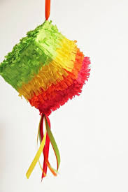 Pinata Basteln Quadrat Buntes Papier Schleifen Karton Pappe Party Pinata Basteln Pinata Selber Machen Piniata Basteln