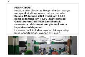 Universitas muhammadiyah yogyakarta (yogyakarta) 6. Covid 19 Melonjak Rs Pku Muhammadiyah Bantul Tutup Igd Bagian 1