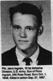 PFC Jerry Grant Ingram (1948-1967)