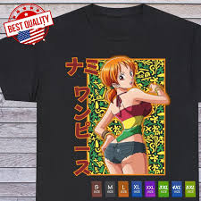 Kawaii Nami Anime Clothing One Piece Ecchi Hentai Shirt Waifu Material Tee  Manga | eBay