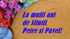 De ziua ta as vrea ca razele la multi ani! Cele Mai Frumoase È™i EmoÈ›ionante Mesaje De Ziua SfinÈ›ilor Petru È™i Pavel La MulÈ›i Ani Pentru 500 000 De Romani Care PoartÄƒ Aceste Nume Evenimentul Zilei