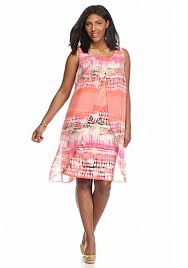 Kim Rogers Plus Size Printed Split Front Dress Belk Everyday Free Shipping Front Split Dress Dresses Clothes