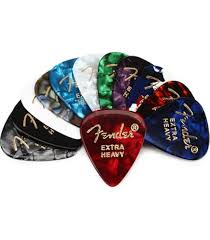 Fender Plettri per chitarra (Classic Celluloid 355 Pickpacks) : Amazon.it:  Strumenti Musicali