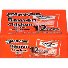 Maruchan Ramen Noodle Chicken Flavor Soup 3 Oz 12 Count Walmart Com