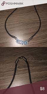 Nicole Name Necklace Womens Jewelry Necklace Name Necklace Necklace