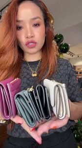 Essential Mini Trifold Wallet with Floral Print Coach