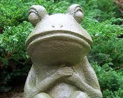 4.6 out of 5 stars 3. Frog Garden Statue Relaxing Concrete Frog Cement Garden Art Etsy Outdoor Art Decor Garden Frogs Garden Statues