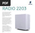 Radio 2203 Datasheet | PDF | Radio | Lte (Telecommunication)