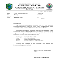 .undangan wisuda contoh surat undangan setengah resmi contoh undangan natal pemuda lengkap surat pribadi bahasa madura surat resmi.surat undangan perpisahan sma yang telah kami kumpulkan dari berbagai sumber, diantaranya : Surat Undangan Rapat Bumdes