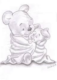 Step by step drawing of winnie the pooh and friends. Pooh And Piglet Disney Drawings Drawings Cute Drawings