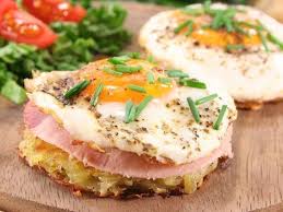 Rostis De Pommes De Terre Facon Croques Madame Recette Recettes De Cuisine Recette Cuisine