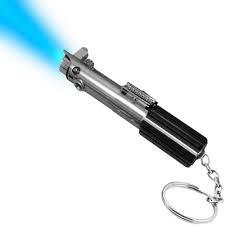 Lightsaber Blue Torch Keyring Luke Skywalker Lightsaber Star Wars Fans Luke Lightsaber