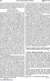 Triennial Cycle Jewishencyclopedia Com