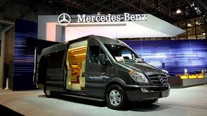 Mercedes Benz Sprinter Van Outfitted Like A Private Jet For New York Auto Show Benz Sprinter Mercedes Benz Benz