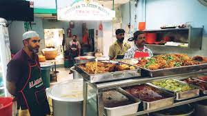 Your 'nasi kandar' will be packed in plastic wrap and paper. Ep 172 Street Food Malaysia Famous Tajuddin Hussain Nasi Kandar Biryani Rice Youtube