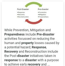 Properties Of Pre Disaster Management In Chart Brainly In
