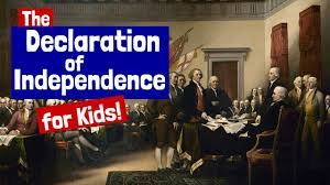 The Declaration Of Independence For Kids Youtube