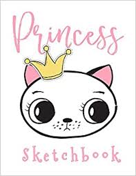 Print, color, cut & glue your crown together & adjust to fit anyones head! Princess Sketchbook Cute Princess Cat Face With Gold Crown Large Blank Sketchbook For Girls 110 Pages 8 5 X 11 For Drawing Sketching Crayon Coloring Kids Drawing Books Sketchbooks Pinkcrushed Notebooks Pinkcrushed