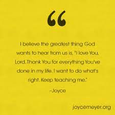 A relationship with god happens most fundamentally by the spirit through the word. It S All About Relationship Everyday Answers Joyce Meyer Ministries