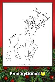 Hundreds of free spring coloring pages that will keep children busy for hours. Rudolph The Red Nosed Reindeer Coloring Page Free Printable Pdf From Primarygames