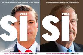 El dictamen para la consulta de juicio a expresidentes recibió 272 votos a favor —de morena, pt, pes y pvem—y 116 en contra. Circulan Carteles En Redes Sociales Para Promover La Consulta Popular Sobre El Juicio A 5 Expresidentes