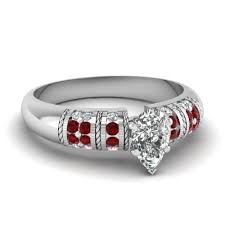 The comparison is more or less literal when the term is applied to people, where it means narrow at the shoulders and wide at the hips. Pear Shaped Antique Dome Shank Diamond Engagement Ring With Ruby In 950 Platinum Fascinating Diamonds