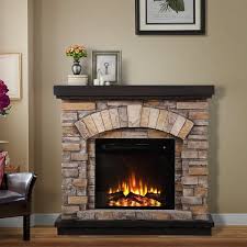 Southern enterprises merrimack corner convertible faux stone electric fireplace in white corner gas fireplace black electric fireplace fireplaces for sale copper grove freestanding fireplace stone electric. 36 Inch Wide Faux Stone Electric Fireplace Mantel On Sale Overstock 31030387