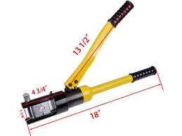 Tms Crimper Wl Yqk 300 16 Ton Hydraulic Wire Battery Cable