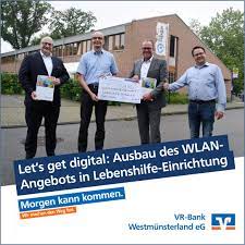 Wir machen den weg frei. Vr Bank Westmunsterland Eg Post Facebook