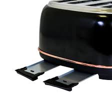 Grille Pain En Noir Charles Bentley Et L Or Rose L Acier Inoxydable Avec Plateau L32 X W28 8 X H19 2cm Achat Vente Grille Pain Toaster Cdiscount