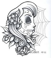 Trouvez le bon dessin ou motif pour votre tatouage ! Coloriage Tete De Mort Pour Fille Dessin Gratuit A Imprimer