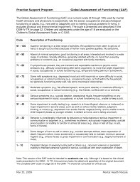 The Global Assessment Of Functioning Gaf