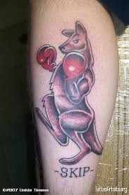 The tattoo shows clear admiration for the city that helped build davis into the undefeated boxer he is today. 18 Traditional Kangaroo Tattoos
