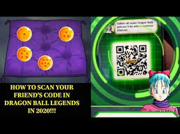 About 150 minutes in the lss broly qr code appears. How To Scan Your Friend Code In Dragon Ball Legends 2020 Youtube
