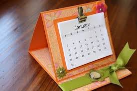 Julianas Obsessions Mini Desk Top Calendar For Mel Diy Desk Calendar Diy Calendar Mini Desk Calendar
