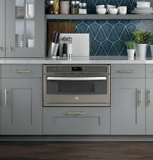 We would recommend trying a reset of the electronics, this can be done by unplugging the oven for 30 seconds or by resetting at the breaker. Pin By Emily Sharp On Grey Kitchen Floor In 2021 Microwave In Kitchen Microwave Convection Oven Kitchen Remodel