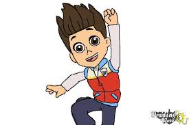 Ryder is the only human character to appear in every episode of the series. How To Draw Ryder From Paw Patrol Drawingnow