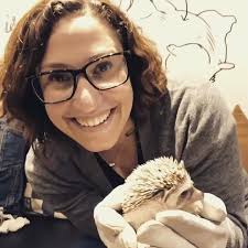 This hedgehog thought Abby's finger was