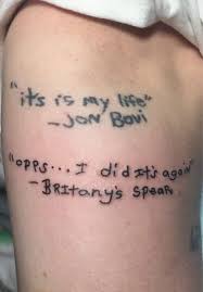 Stay out of pools, hot tubs, rivers, lakes and other bodies of water while your tattoo is healing. Funny Pictures October 12 2016 Really Bad Tattoos Funny Tattoos Bad Tattoos
