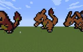 Minecraft Pixel Art Charmander Gallery Of Arts And Crafts Below is a list of 10 pokemon templates from friendsh. minecraft pixel art charmander