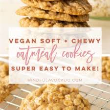 Hey everyone, it is drew, welcome to our recipe page. Soft Chewy Vegan Oatmeal Cookies Video Mindful Avocado