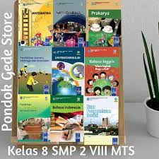 Tidak hanya itu program tahunan smp kelas 8 semester 1 dan 2 dirancang biar mempermudah guru dalam melakukan proses aktivitas belajar mengajar. Kelas 8 Viii 2 Smp Buku Paket Pelajaran Siswa Sekolah Smp Mts Mtk Ips Ipa Ppkn Prakarya Seni Budaya Shopee Indonesia