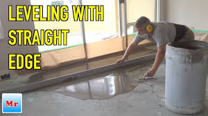 Edge concrete llc, lady lake, florida. How To Concrete Leveling With Straight Edge Diy Mryoucandoityourself Youtube