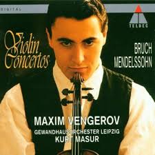 Max Bruch, Felix Mendelssohn, Leipzig Gewandhaus Orchestra, Kurt Masur,  Marianne Kach, Maxim Vengerov