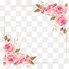 Wedding, pink photo frame with painted flowers, high quality, 300 dpi, for photoshop and free downloads. Free Download Wedding Invitation Flower Rose Pink Clip Art Rose Border Png 2480 2480 And 1 48 Mb Flower Drawing Flower Invitation Roses Drawing